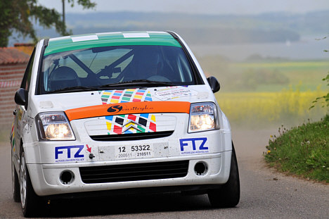 Kim Wentzel og Lone Otto brugte den lille, rappe Citroën C2R2 til det yderste.